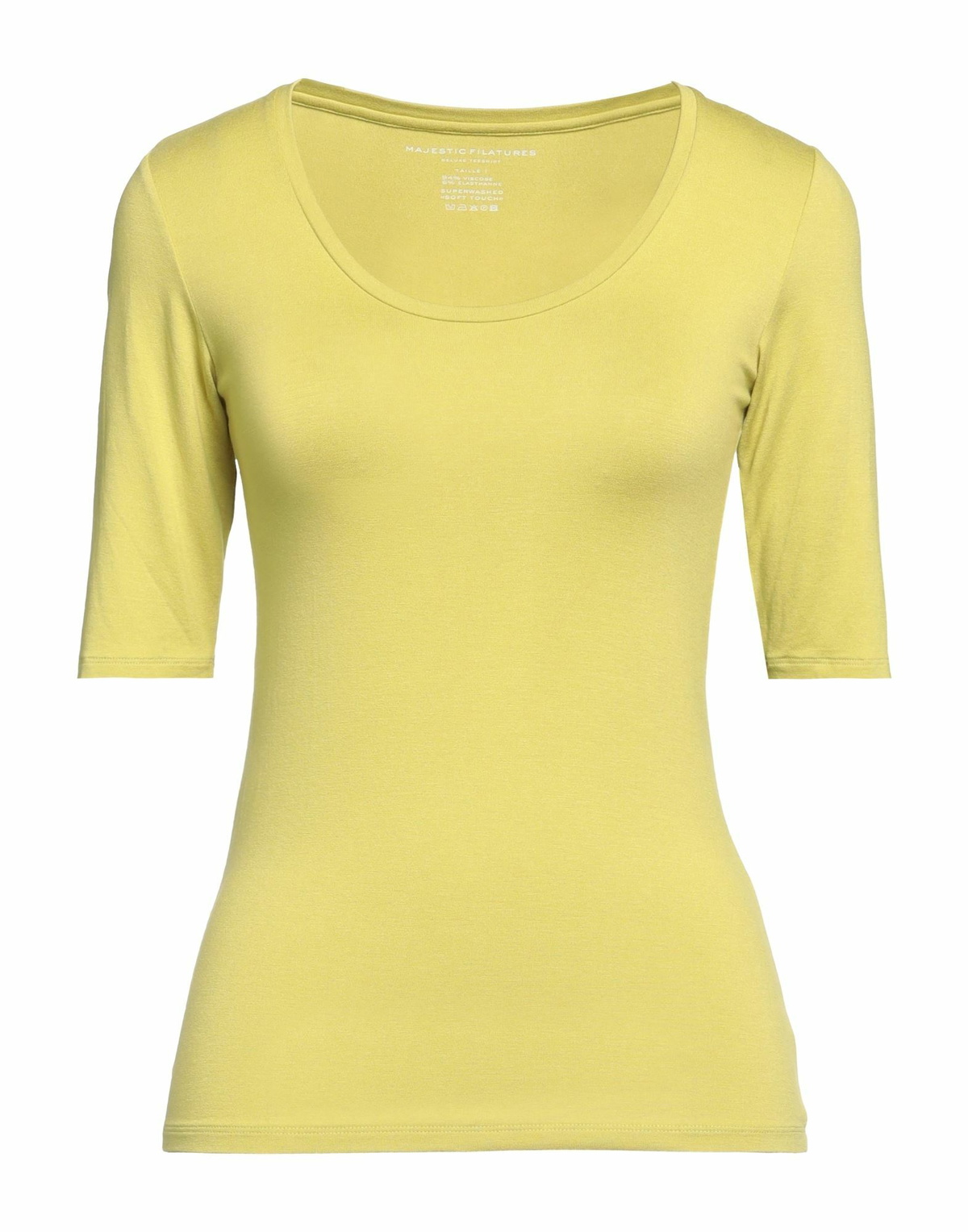 Majestic Filatures Womens T-shirt Lime in Green
