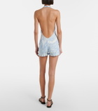 Pucci Manuba halterneck jersey romper