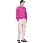 Tibi SSENSE Exclusive Pink Pull On Trousers
