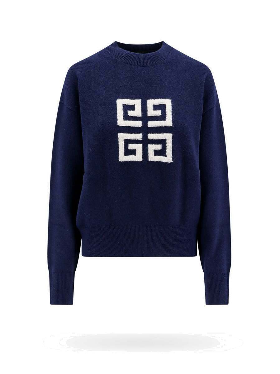 GIVENCHY ニット GIVENCHY TRICOT Wool Shoulder Button Knit Sweater Black S-M (K-162313)
