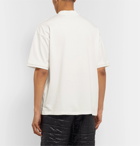 AMBUSH® - Oversized Chain-Embellished Logo-Embroidered Cotton-Jersey T-Shirt - White