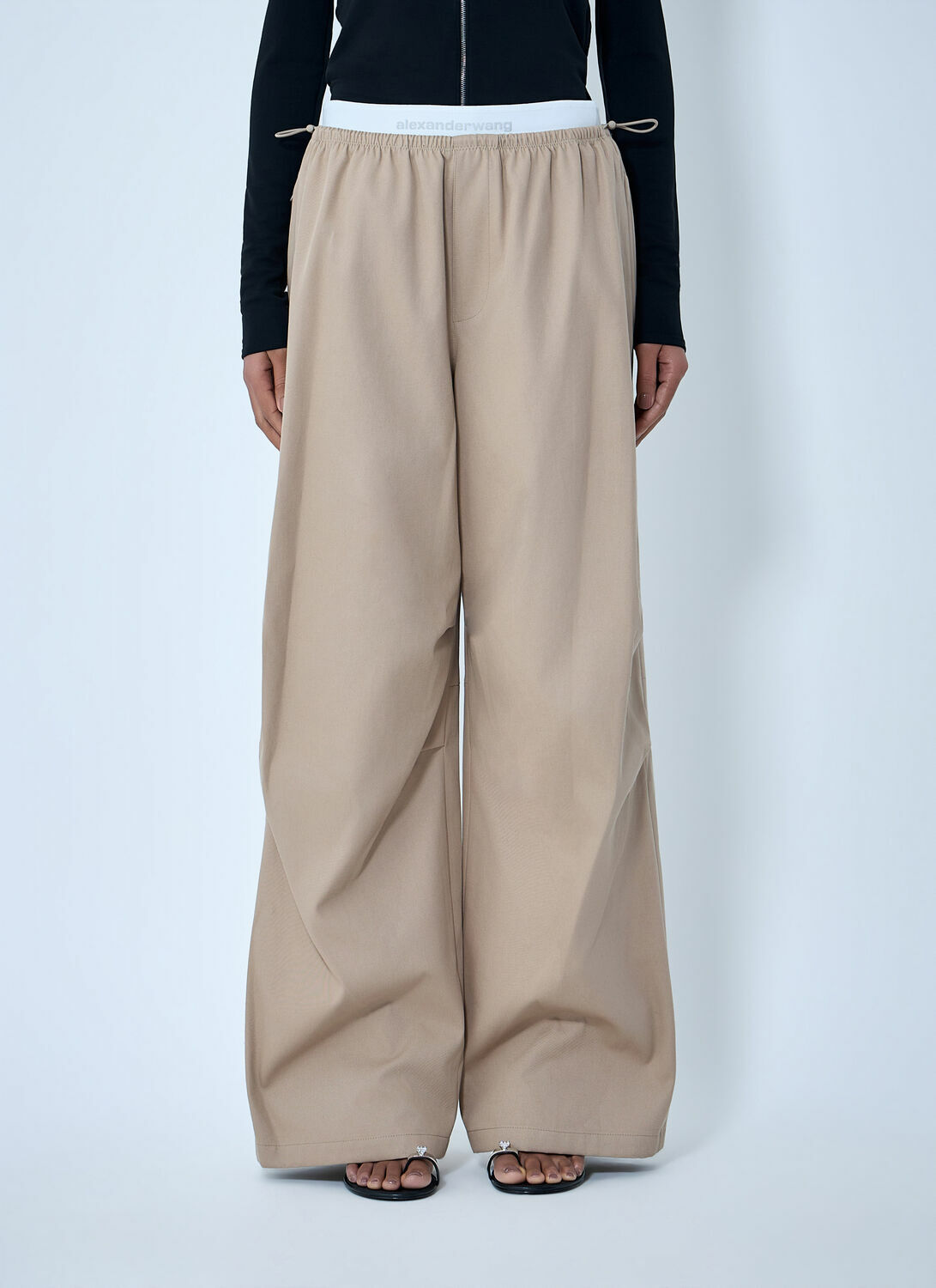 Alexander Wang Wide-Leg Elasticated Waist Pants