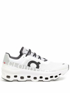On Running White Cloudmonster Low-Top Sneakers