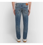 VALENTINO - Slim-Fit Washed-Denim Jeans - Blue