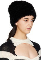 Nicholas Daley Black Fuzzy Beanie