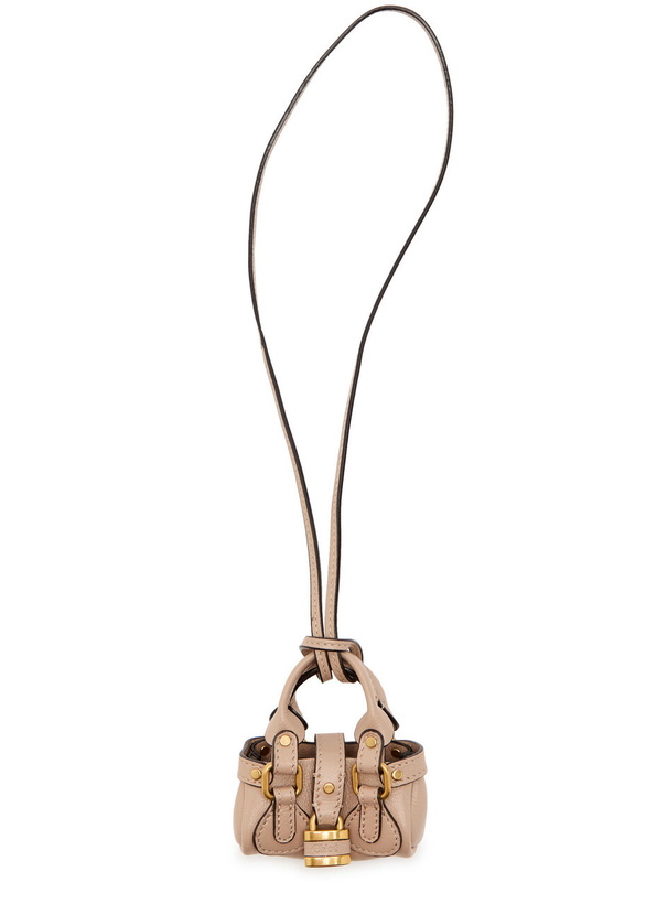 Photo: Chloe Paddington Leather bag Charm - Pink - One Size