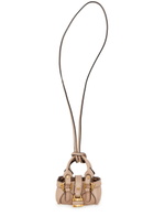 Chloe Paddington Leather bag Charm - Pink - One Size