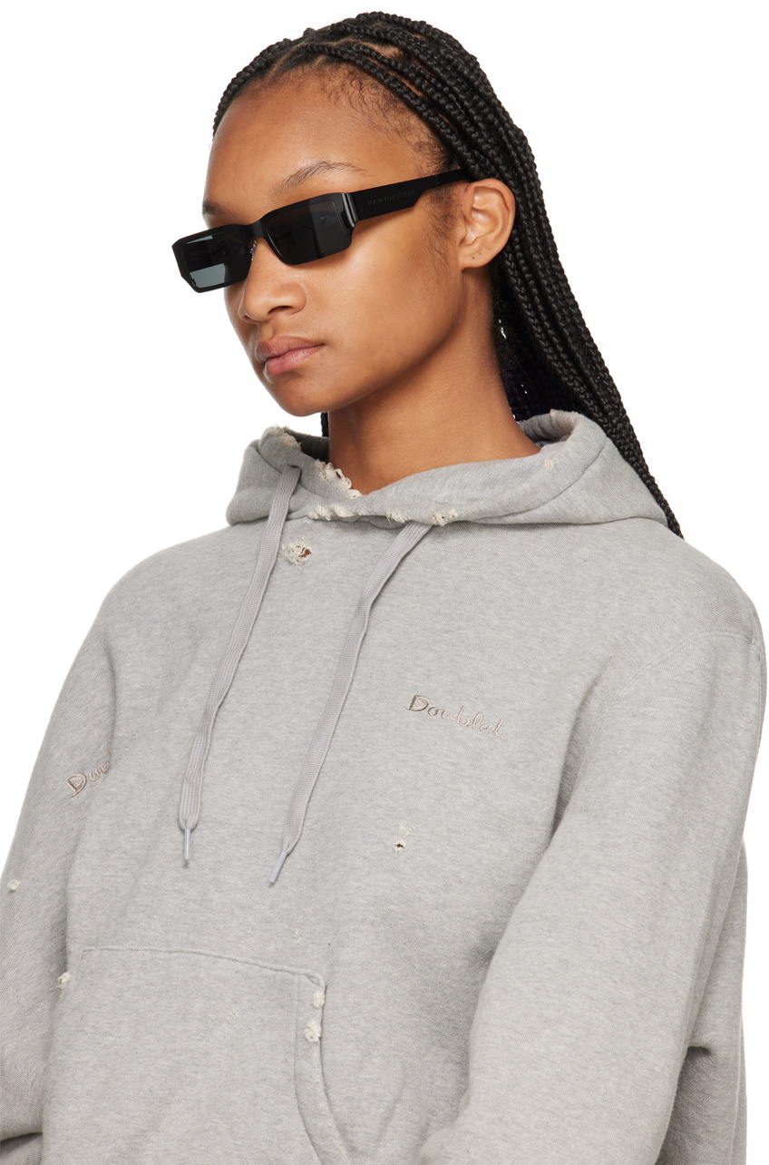 A BETTER FEELING Black Pollux Sunglasses