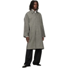 Fear of God Gray Mouline Wool Relaxed Trench Coat