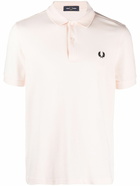 FRED PERRY - Logo Piquet Cotton Polo Shirt