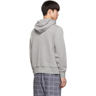 Thom Browne Grey Chunky Honeycomb Pique 4-Bar Hoodie