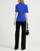 Chiara Boni La Petite Robe Womens Top Bright in Blue