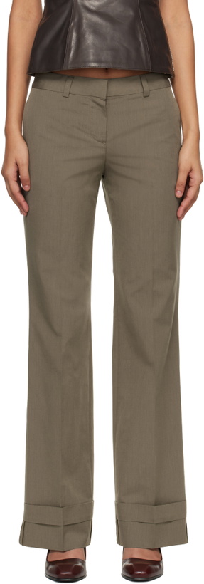 Photo: OUR LEGACY Khaki Hip Trousers
