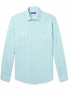Ralph Lauren Purple label - Cassis Linen Shirt - Blue
