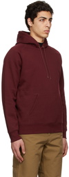 Carhartt Work In Progress Burgundy Chase Hoodie