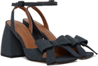 Shushu/Tong SSENSE Work Capsule – Gray Bow Heeled Sandals