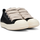 Rick Owens Black Tower Jumbolaced Low Sneaks Sneakers