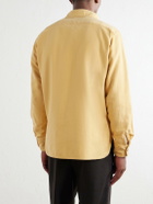 Hartford - Paco Cotton-Flannel Shirt - Yellow