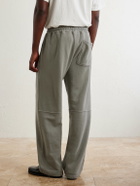 Cherry Los Angeles - Cotton-Fleece Drawstring Sweatpants - Gray