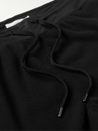Onia - Slim-Fit Polar Fleece Drawstring Trousers - Black
