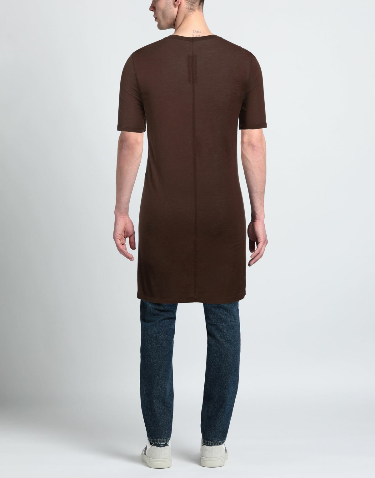 Rick Owens Mens T-shirt Dark in Brown