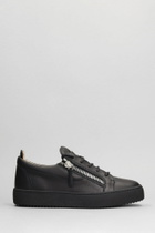 Giuseppe Zanotti Frankie Sneakers In Black Leather