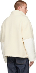 Canada Goose Off-White Harrier Fleece Jacket