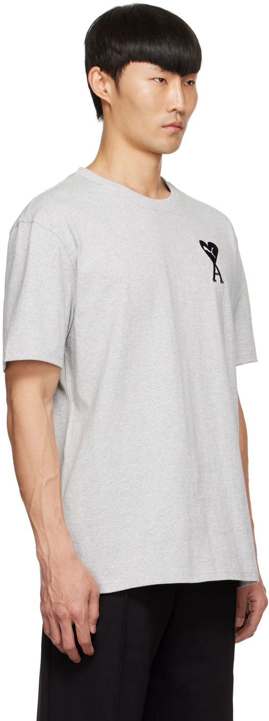 AMI Alexandre Mattiussi Gray Puma Edition T-Shirt AMI Alexandre