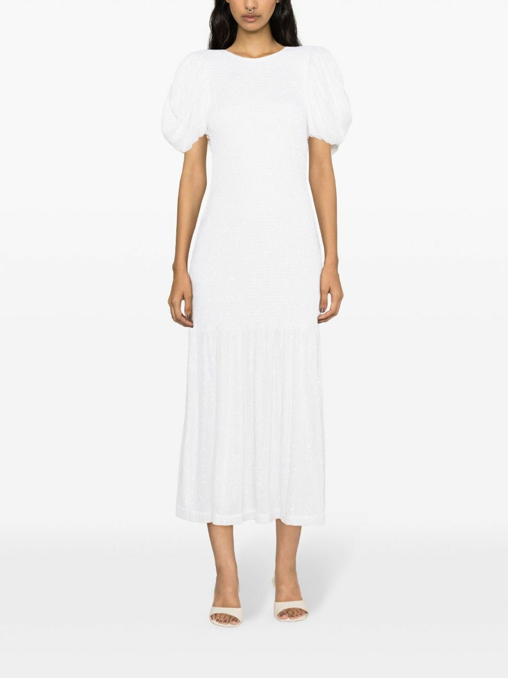 snakeskin midi dress He Likes to Look Midi Dress – BODYRENN