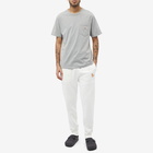 Maison Kitsuné Men's Baby Fox Patch Classic Pocket T-Shirt in Grey Melange