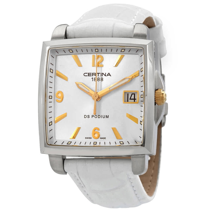 Photo: Certina DS Podium Quartz Silver Dial Ladies Watch C0013102603700