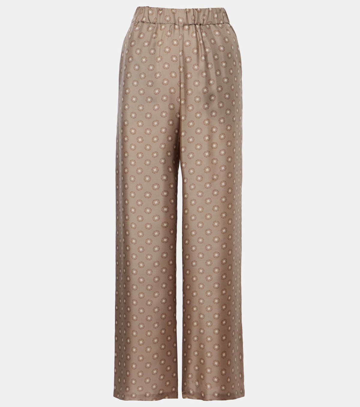 Max Mara Leisure Vik printed silk wide-leg pants Max Mara
