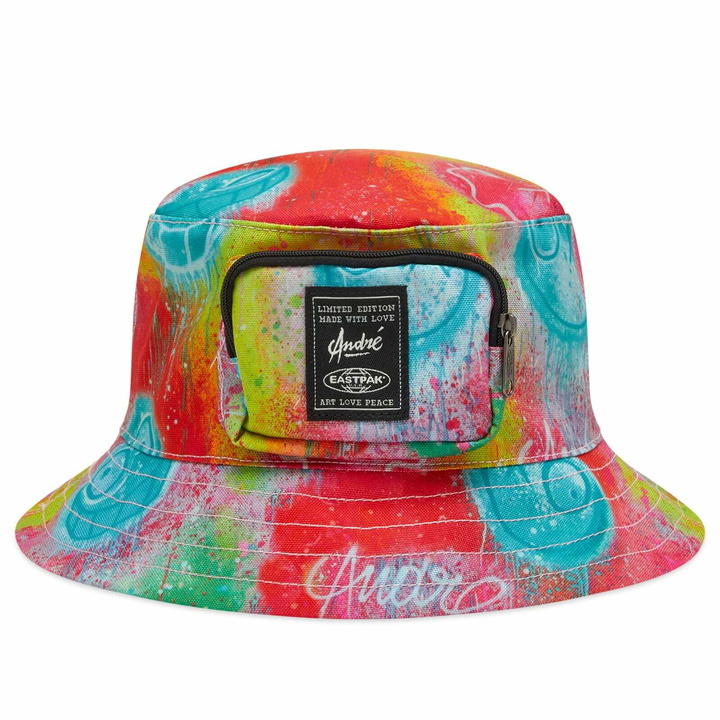 Photo: Eastpak x André Saraiva Bucket Hat in Fluo Clouds 