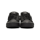 Giuseppe Zanotti Black Zipper May London Sneakers