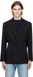 GAUCHERE Black Cutout Blazer