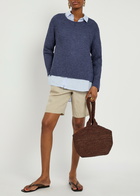 Eileen Fisher Open-knit Jumper Navy