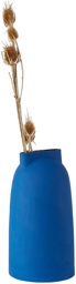 MARTEN HERMA ANDERSON Blue Painted Slit Dome Vase