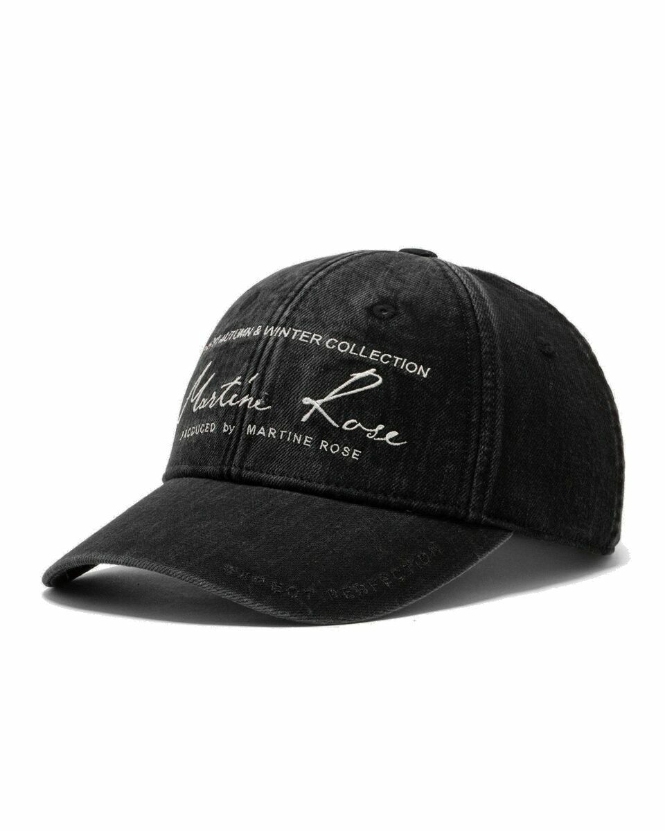 Martine Rose Signature Cap Black - Mens - Caps Martine Rose