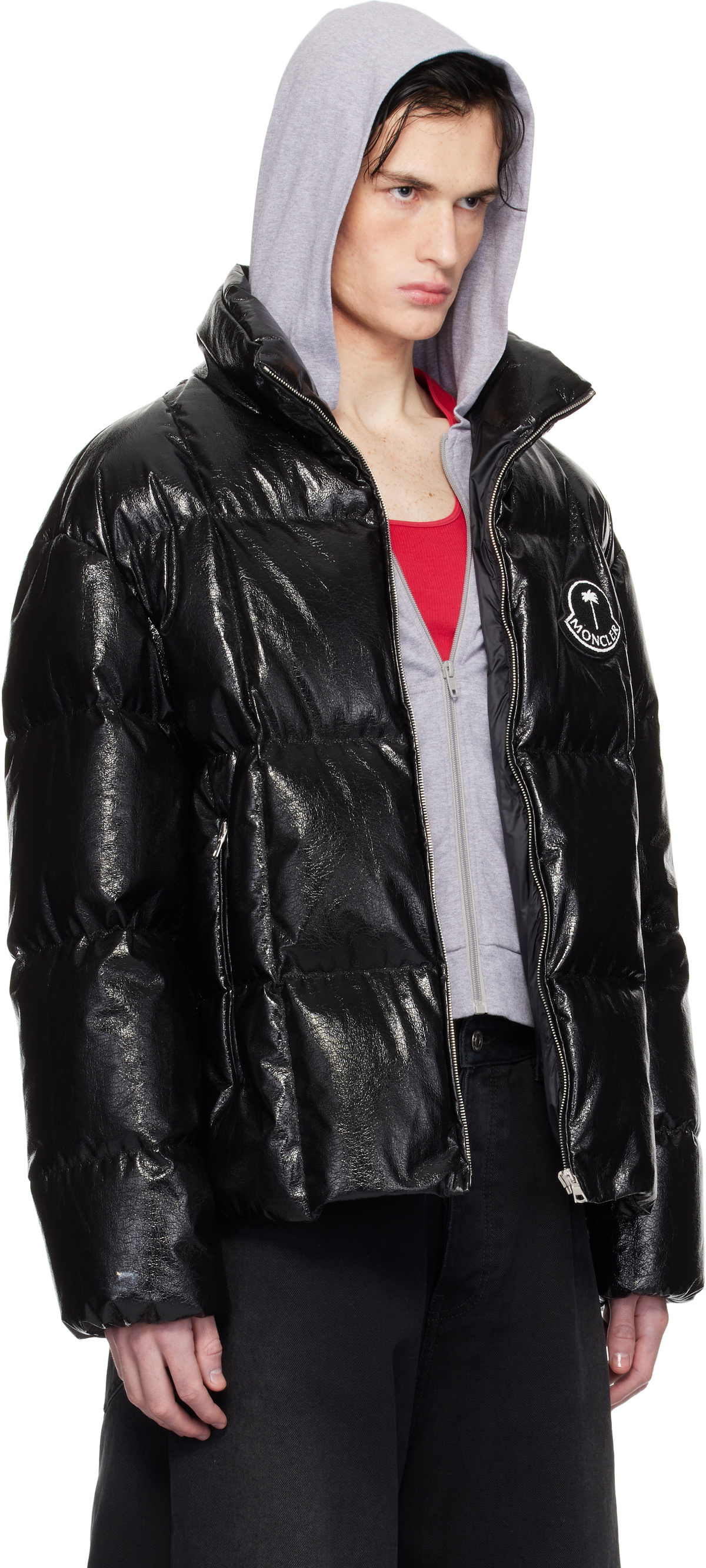 Moncler Genius Moncler x Palm Angels Black Simoom Down Jacket