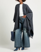 Brunello Cucinelli Womens Cape Slate in Blue