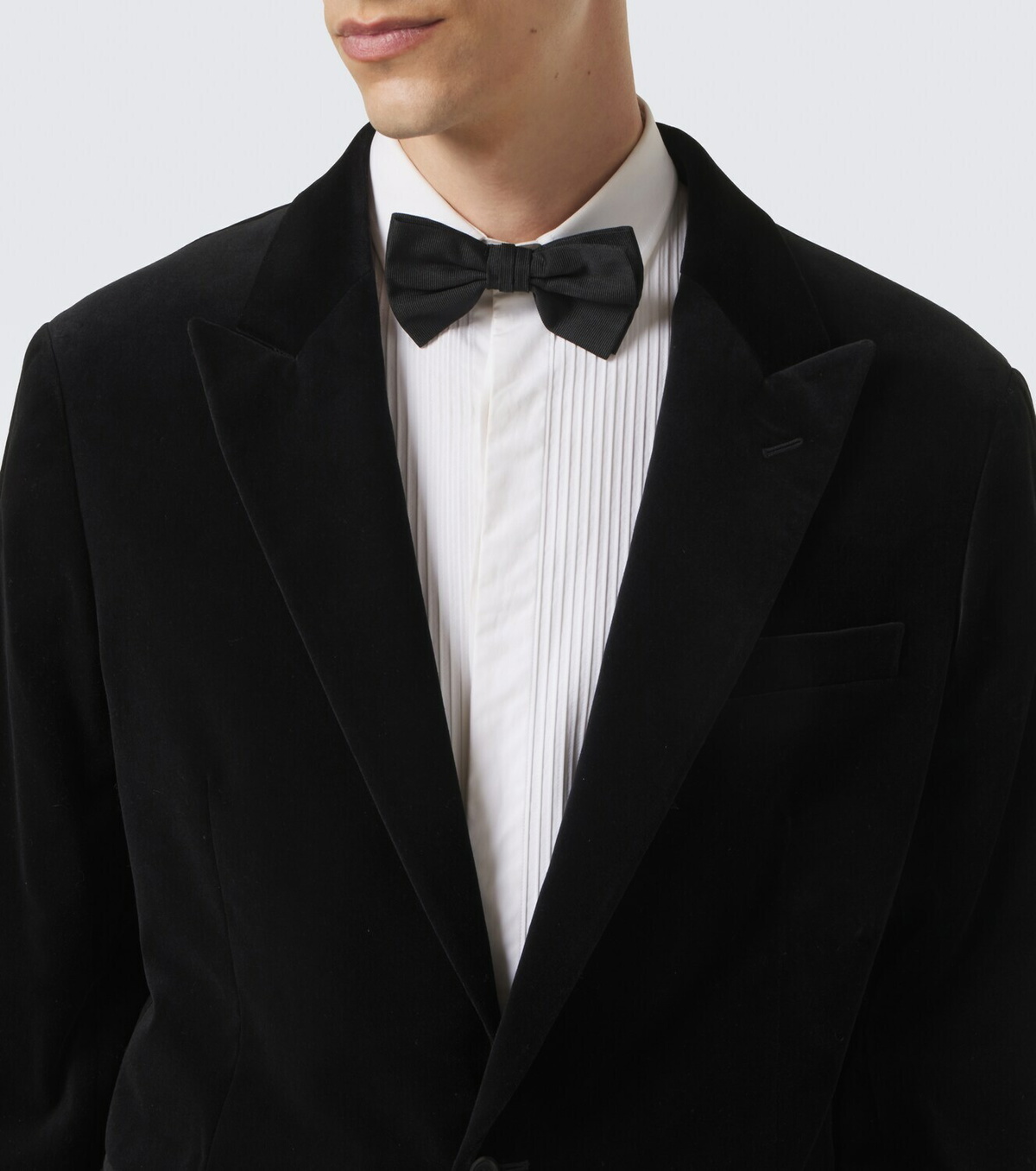 Polo Ralph Lauren Single-breasted velvet blazer