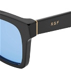 SUPER America Sunglasses in Black/Blue