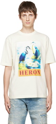 Heron Preston White Halftone Heron T-shirt