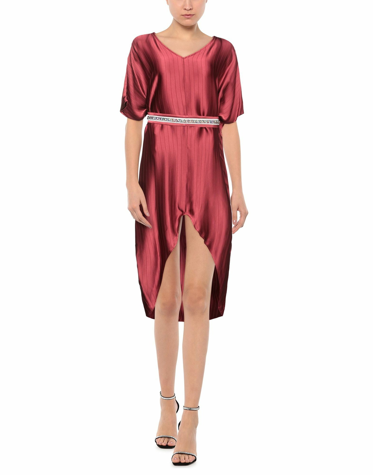 Jijil Womens Midi dress Burgundy