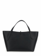 Little Liffner zip Penne Black Tote Bag With Two Top Handles And Logo Plaque On The Front In Leather Woman