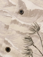 MANAAKI - Stormy Waters Camp-Collar Printed Lyocell-Twill Shirt - Neutrals