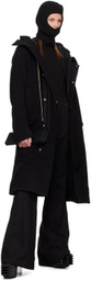 Rick Owens Black Porterville Megaparka Coat