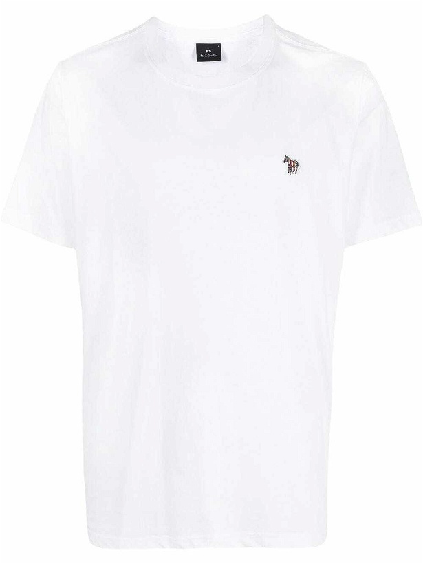 Photo: PS PAUL SMITH - Zebra Logo Cotton T-shirt