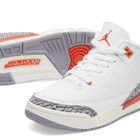 Air Jordan 3 Retro PS Sneakers in White/Cosmic Clay/Anthracite