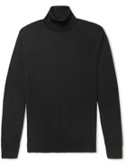 Ermenegildo Zegna - Slim-Fit Vicuña Wool Rollneck Sweater - Black